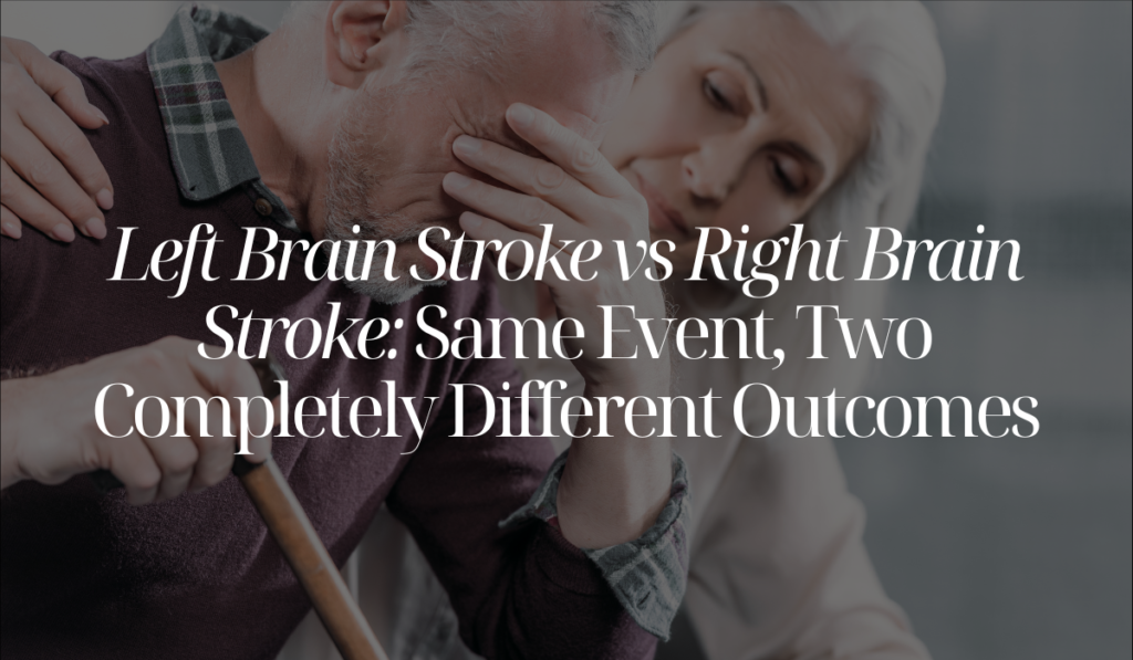 left brain stroke vs right
