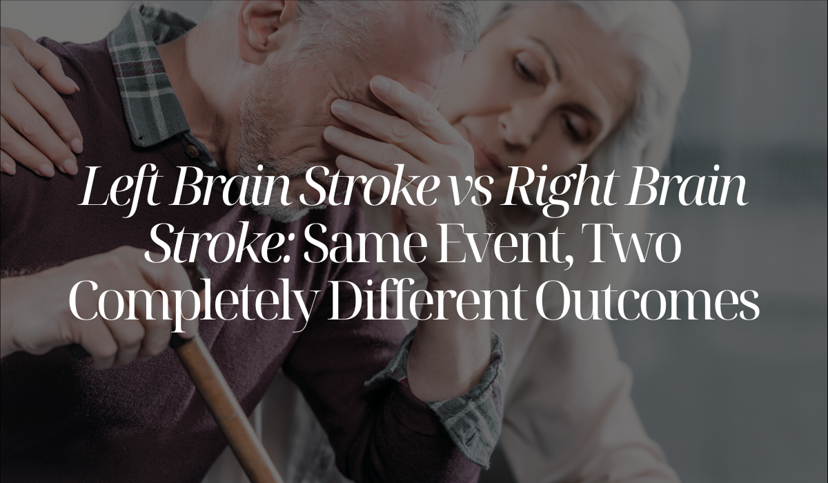 left brain stroke vs right