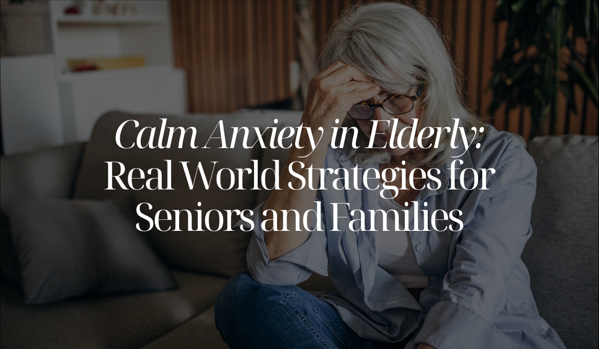 anxiety in elderly