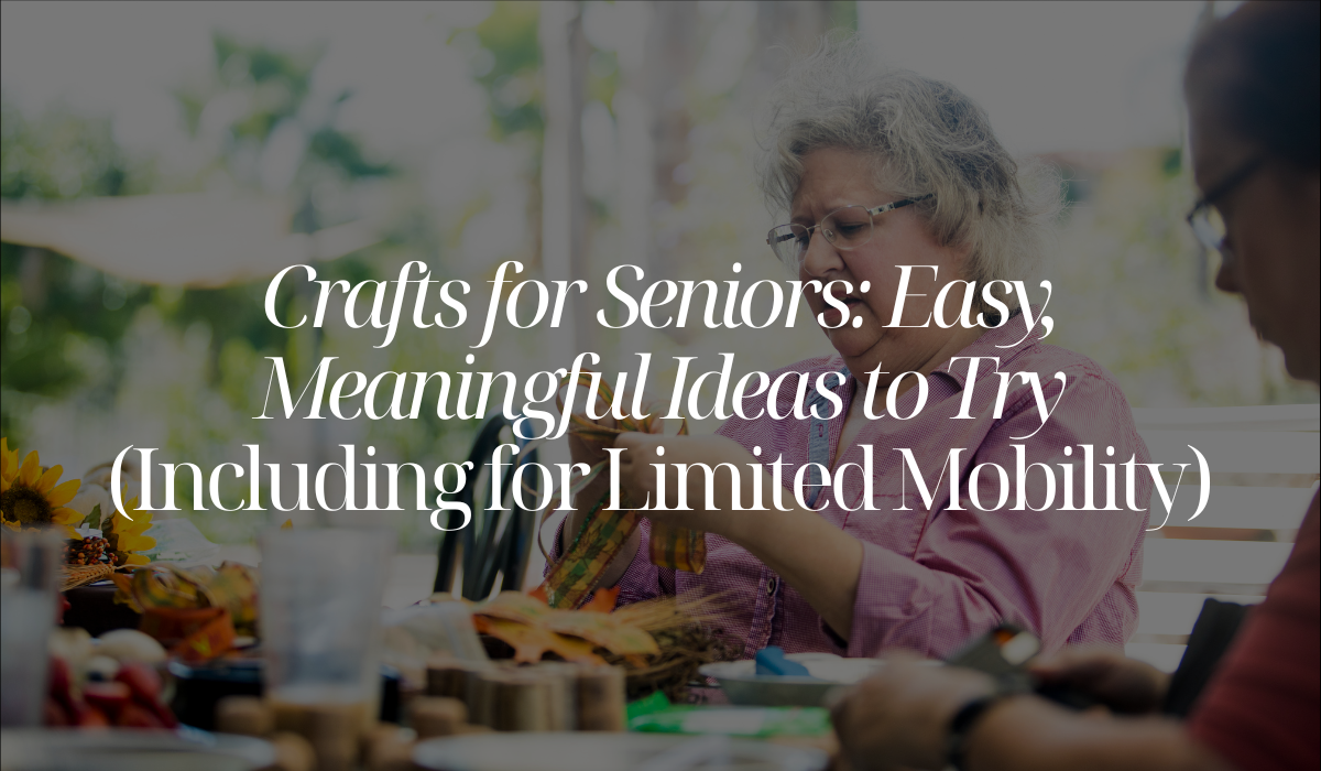 crafts for seniors