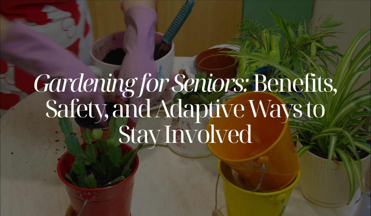 gardening for seniors